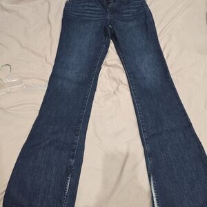 Express Women's Dark Blue Skyscraper Jeans
